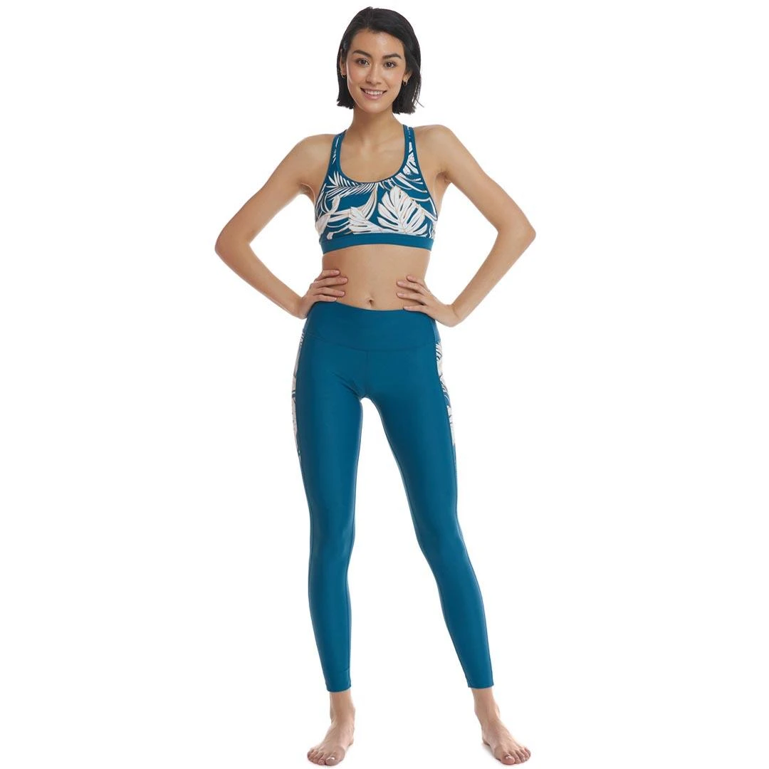 Body Glove Women's Lush Aloha Cross-Over Leggings 2 Body Glove Women's Lush Aloha Cross-Over Leggings - Image 2