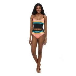 Body Glove Women's Coral Reef Norah Swim Crop Top - Black -Wave Rider Gear 39570167 3