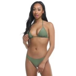 Body Glove Women's Smoothies Dita Triangle Bikini Top -Wave Rider Gear 4542 CACTUS l