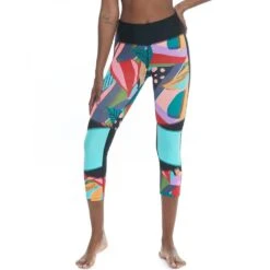 Body Glove Women's Hero Corba Cross-Over Capri Leggings