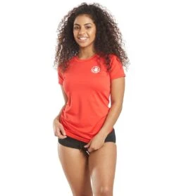 Body Glove Women's In Motion Short Sleeve Rash Guard -Wave Rider Gear 5671518404776 true 4a