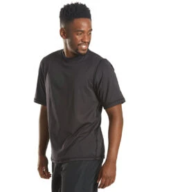 Body Glove Men's Loose Fit Short Sleeve Rashguard -Wave Rider Gear 5671732641960 black 5a