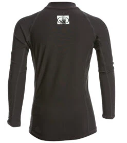Body Glove Basic Youth Fitted Long Sleeve Rashguard -Wave Rider Gear 5672061862056 black 3a