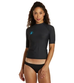 Body Glove Women's Basic Short Sleeve Fitted Rashguard