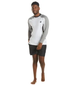 Body Glove Men's Performance Loose Fit Long Sleeve Surf Shirt -Wave Rider Gear 5686922248360 white 4a