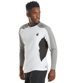 Body Glove Men's Performance Loose Fit Long Sleeve Surf Shirt -Wave Rider Gear 5686922248360 white 5a