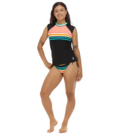 Body Glove Women's Coral Reef Exhale Short Sleeve Rash Guard 7 Body Glove Women's Coral Reef Exhale Short Sleeve Rash Guard -Wave Rider Gear 7063989977256 black 4a