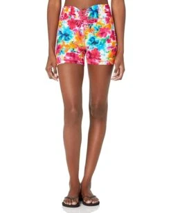 Body Glove Women's Avalon High Waist Hybrid Swim Short With UPF 50+