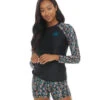 Body Glove Women's Abloom Sleek Long Sleeve UPF 50 Rash Guard