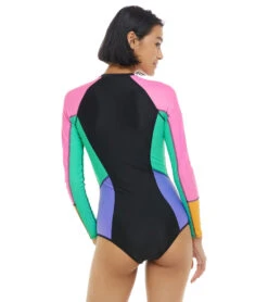 Body Glove Women's Macabu Journey Long Sleeve One Piece Swimsuit -Wave Rider Gear 7508257472680 unicorn 3a