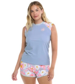 Body Glove Women's Wayta Exhale Short Sleeve UPF 50 Rash Guard