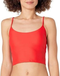 Body Glove Women's Standard Smoothies Norah Solid Crop Bikini Top Swimsuit