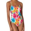 Body Glove Women's Standard London One Piece Tank Swimsuit With Back Detail