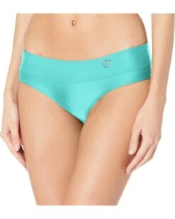 Body Glove Women's Standard Smoothies Hazel Solid Mid Coverage Bikini Bottom Swimsuit