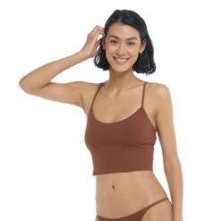 Body Glove Ibiza Norah Bikini Top In Brown -Wave Rider Gear body glove ibiza norah bikini top in brown 136792