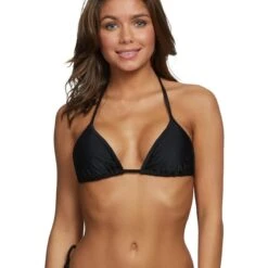 Body Glove Smoothies Dita Bikini Top In Black