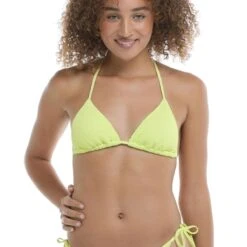 Body Glove Sorbet Kali Slider Bikini Top In Limelight