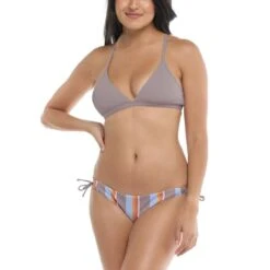 Body Glove St. Barts Jayme Bikini Top In Taupe