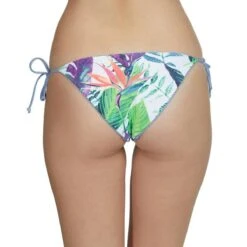 Body Glove Wild Tie Side Iris Bikini Bottom In Denim -Wave Rider Gear body glove wild tie side iris bikini bottom in denim 373124